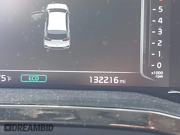 2021 Kia Niro Touring with VIN KNDCC3LC3M5483455, listed as a IAAI auction lot 41678795 with 132,216 mi miles. Bid and sale history available at carsss.com. Image 15.