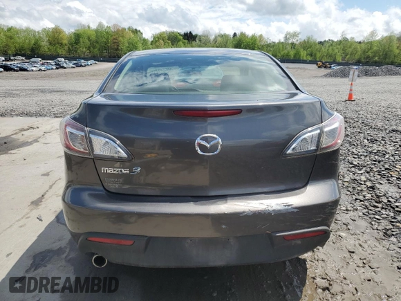 2011 Mazda 3 i Touring with VIN JM1BL1VG9B1380965, listed as a Copart auction lot 55554325 with 74,025 mi miles and Salvage Title. Bid and sale history available at DreamBid. Image 6.