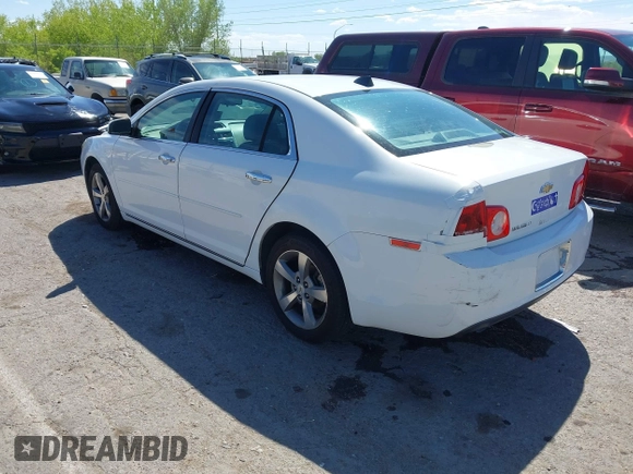 2012 Chevrolet Malibu 1LT with VIN 1G1ZC5E08CF109921, listed as a IAAI auction lot 42105059 with 186,351 mi miles and . Bid and sale history available at DreamBid. Image 3.