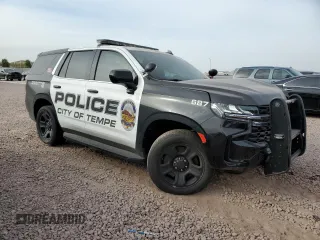 2023 Chevrolet Tahoe z VIN 1GBSCLED6PR135653, wystawiony jako Copart lot #44597235 z przebiegiem 15 149 mil mil oraz Szkoda całkowita • Salvage title. Historia ofert i sprzedaży dostępna na DreamBid. Obrazek 4.