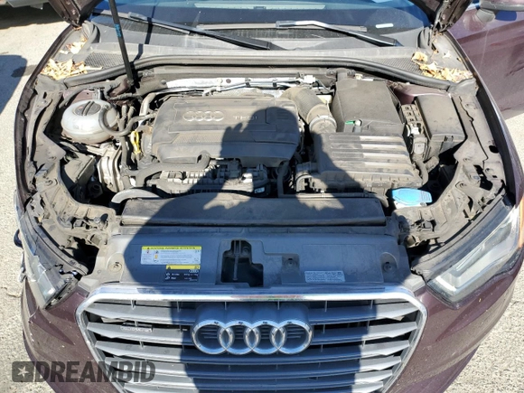 2015 Audi A3 2.0T Premium Plus with VIN WAUEFGFF0F1038059, listed as a Copart auction lot 61135833 with 58,787 mi miles. Bid and sale history available at carsss.com. Image 11.
