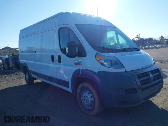 2015 Ram ProMaster Cargo with VIN 3C6TRVDG0FE501887, listed as a IAAI auction lot 41655896 with 121,574 mi miles and . Bid and sale history available at carsss.com. Image 1.