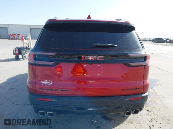 2025 GMC Acadia AWD Elevation z VIN 1GKENNRS0SJ118513, wystawiony jako IAAI lot #41821990 z przebiegiem 1 114 mil mil oraz . Historia ofert i sprzedaży dostępna na DreamBid. Obrazek 16.