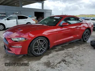 2022 Ford Mustang EcoBoost with VIN 1FA6P8TH4N5122804, listed as a Copart auction lot 50531885 with 25,271 mi miles and Non Repairable. Bid and sale history available at carsss.com. Image 1.