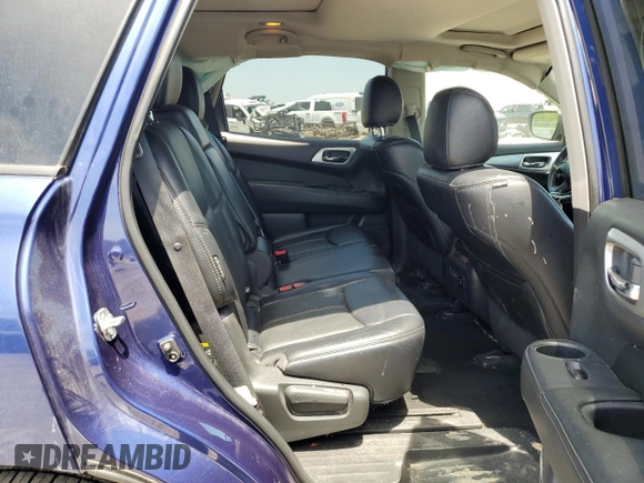 2019 Nissan Pathfinder S z VIN 5N1DR2MM9KC603901, wystawiony jako Copart lot #56871785 z przebiegiem 48 788 mil mil oraz Szkoda całkowita • Salvage title. Historia ofert i sprzedaży dostępna na DreamBid. Obrazek 11.