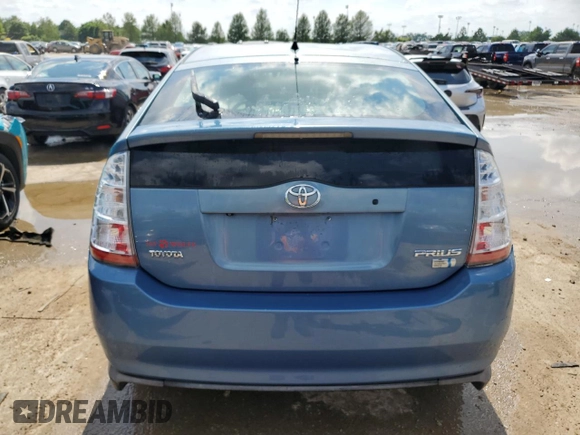 2008 Toyota Prius with VIN JTDKB20U487719966, listed as a Copart auction lot 53589764 with 177,690 mi miles and Salvage Title. Bid and sale history available at carsss.com. Image 6.