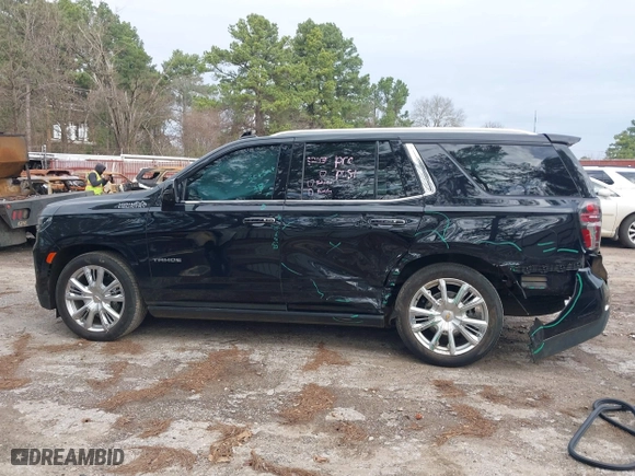2023 Chevrolet Tahoe High Country with VIN 1GNSKTKT8PR441562, listed as a IAAI auction lot 41544253 with 24,453 mi miles. Bid and sale history available at carsss.com. Image 15.