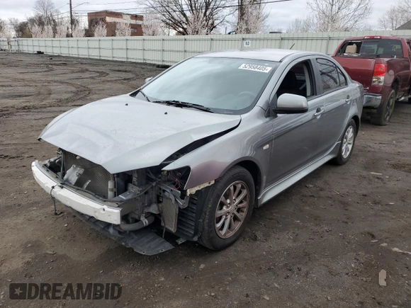 2012 Mitsubishi Lancer SE with VIN JA32V2FW4CU021334, listed as a Copart auction lot 52958405 with 117,432 mi miles and Salvage Title. Bid and sale history available at DreamBid. Image 1.