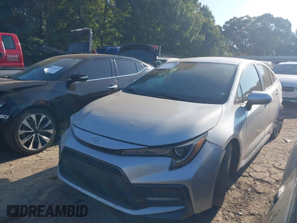 2021 Toyota Corolla SE with VIN 5YFS4MCE4MP085710, listed as a IAAI auction lot 40217536 with 70,066 mi miles. Bid and sale history available at carsss.com. Image 18.