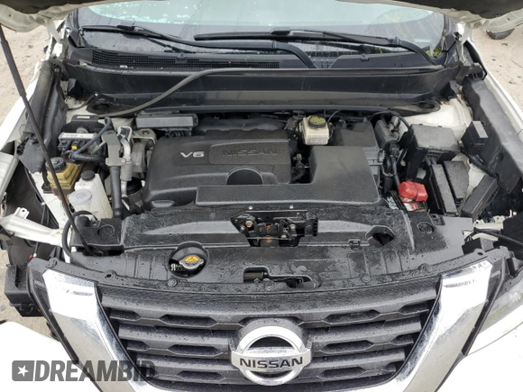 2017 Nissan Pathfinder SV with VIN 5N1DR2MM3HC629693, listed as a Copart auction lot 49261785 with 106,312 mi miles and Salvage Title. Bid and sale history available at carsss.com. Image 12.