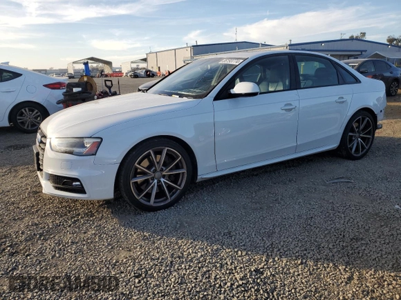2015 Audi S4 Premium Plus with VIN WAUBGAFL1FA069940, listed as a Copart auction lot 86193774 with 110,996 mi miles and Salvage Title. Bid and sale history available at carsss.com. Image 1.