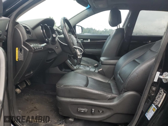 2012 Kia Sorento SX with VIN 5XYKWDA2XCG306782, listed as a Copart auction lot 65626604 with 137,060 mi miles and Salvage Title. Bid and sale history available at carsss.com. Image 7.