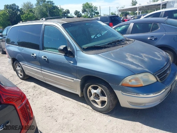 1999 Ford Windstar Wagon SEL with VIN 2FMDA5347XBC57509, listed as a IAAI auction lot 42036951 with 175,478 mi miles. Bid and sale history available at carsss.com. Image 1.