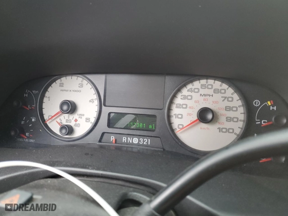 2006 Ford Super Duty F-250 XL with VIN 1FTSW21P46EC32434, listed as a Copart auction lot 45732945 with 157,301 mi miles and Salvage Title. Bid and sale history available at carsss.com. Image 9.