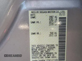 2013 Nissan Altima SV with VIN 1N4BL3AP8DC291239, listed as a Copart auction lot 84861854 with 122,799 mi miles and Salvage Title. Bid and sale history available at carsss.com. Image 12.