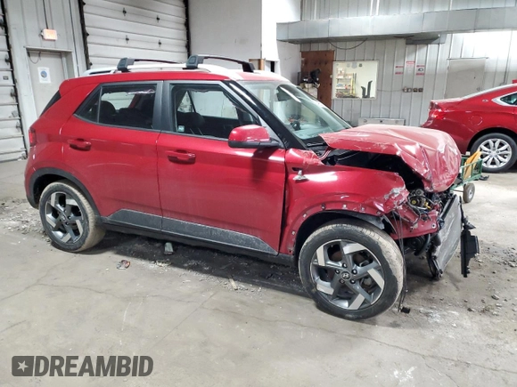 2021 Hyundai Venue SEL with VIN KMHRC8A32MU125422, listed as a Copart auction lot 49552245 with 22,409 mi miles and Non Repairable. Bid and sale history available at carsss.com. Image 4.