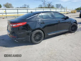 2013 Kia Optima Hybrid EX with VIN KNAGM4AD1D5062069, listed as a Copart auction lot 52456105 with 104,385 mi miles and Salvage Title. Bid and sale history available at carsss.com. Image 3.