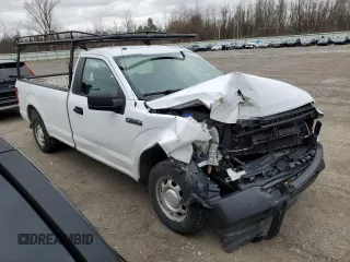 2018 Ford F-150 XL with VIN 1FTMF1CBXJKF88322, listed as a Copart auction lot 48874225 with 133,397 mi miles and Salvage Title. Bid and sale history available at carsss.com. Image 4.