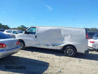 2011 GMC Savana Cargo Van with VIN 1GTW7GCA8B1149997, listed as a IAAI auction lot 41342313 with 225,756 mi miles. Bid and sale history available at carsss.com. Image 14.