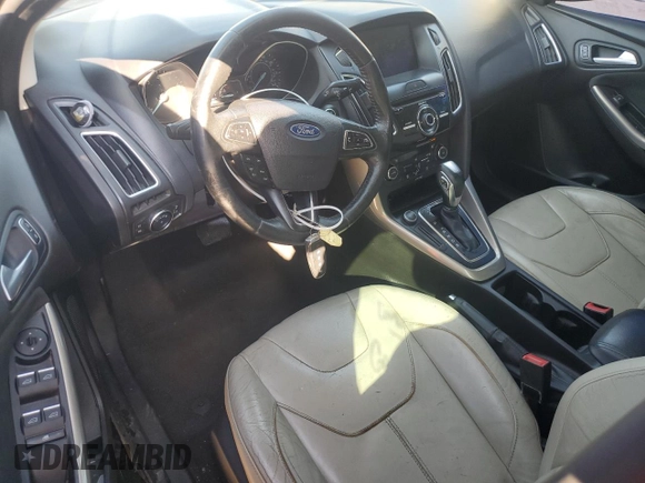 2015 Ford Focus Titanium with VIN 1FADP3J29FL311471, listed as a Copart auction lot 87805235 with 195,026 mi miles and Salvage Title. Bid and sale history available at carsss.com. Image 8.
