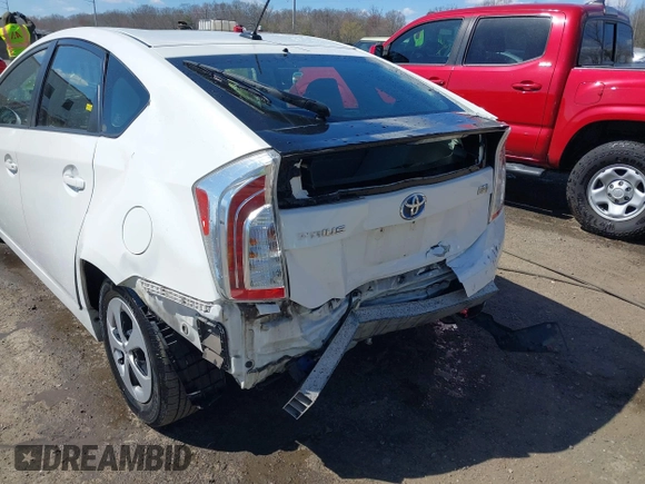 2014 Toyota Prius Four with VIN JTDKN3DU8E0378227, listed as a IAAI auction lot 41881781 with 246,050 mi miles. Bid and sale history available at carsss.com. Image 6.