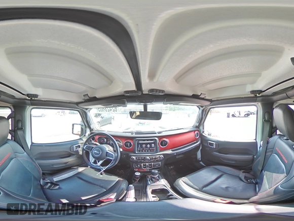 2019 Jeep Wrangler Unlimited Rubicon with VIN 1C4HJXFGXKW613269, listed as a Copart auction lot 62428605 with 56,270 mi miles and Salvage title. Bid and sale history available at DreamBid. Image 16.