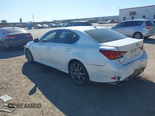 2013 Lexus GS 350 with VIN JTHBE1BL3D5022427, listed as a IAAI auction lot 41417506 with 128,075 mi miles and . Bid and sale history available at carsss.com. Image 3.