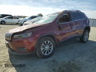 2019 Jeep Cherokee Latitude Plus with VIN 1C4PJMLN6KD174564, listed as a Copart auction lot 56365255 with 87,230 mi miles and Salvage title. Bid and sale history available at DreamBid. Image 1.