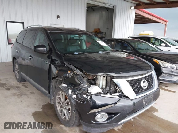 2016 Nissan Pathfinder Platinum with VIN 5N1AR2MM5GC631625, listed as a IAAI auction lot 41668488 with 171,531 mi miles and . Bid and sale history available at DreamBid. Image 1.