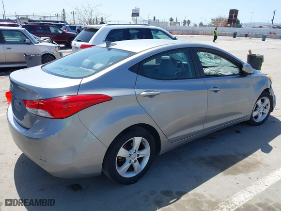 2012 Hyundai Elantra GLS with VIN KMHDH4AE0CU421897, listed as a IAAI auction lot 41958513 with 117,809 mi miles. Bid and sale history available at carsss.com. Image 4.