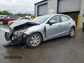 2014 Mazda 3 i Sport with VIN JM1BM1K75E1156050, listed as a Copart auction lot 57572055 with 139,680 mi miles and Salvage title. Bid and sale history available at DreamBid. Image 1.