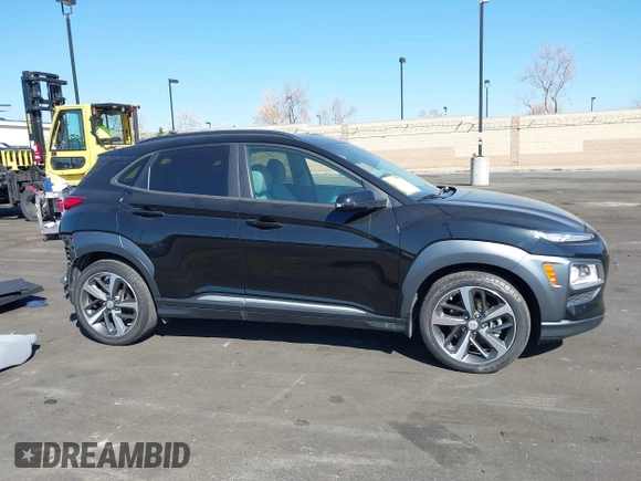 2021 Hyundai Kona Limited with VIN KM8K33A5XMU677871, listed as a IAAI auction lot 41593228 with 28,197 mi miles. Bid and sale history available at carsss.com. Image 14.