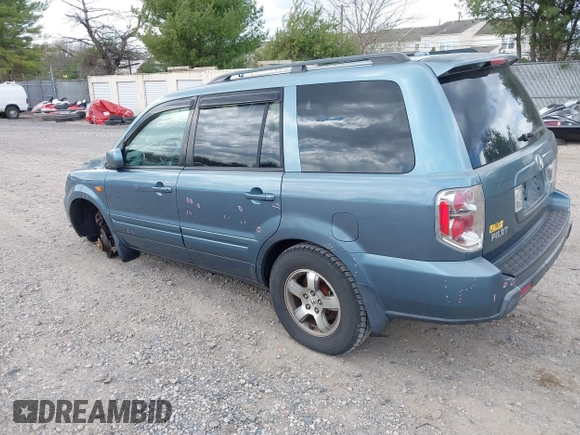 2006 Honda Pilot EX-L with VIN 2HKYF18566H517113, listed as a IAAI auction lot 41917755 with 180,398 mi miles and . Bid and sale history available at DreamBid. Image 3.