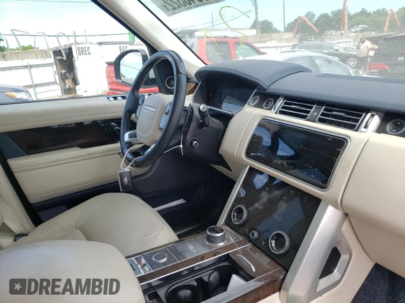 2018 Land Rover Range Rover with VIN SALGS2V1JA397008, listed as a Copart auction lot 37391553 with 42,070 mi miles and Non repairable. Bid and sale history available at DreamBid. Image 9.