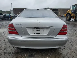 2002 Mercedes-Benz S-Class 5.0L with VIN WDBNG75J02A308650, listed as a Copart auction lot 71954194 with 191,891 mi miles and Clean Title. Bid and sale history available at carsss.com. Image 6.