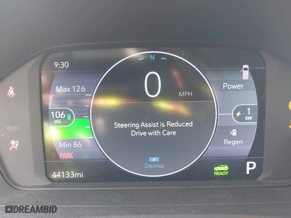 2023 Chevrolet Bolt EUV LT with VIN 1G1FY6S00P4153749, listed as a IAAI auction lot 41823931 with 44,133 mi miles. Bid and sale history available at carsss.com. Image 7.