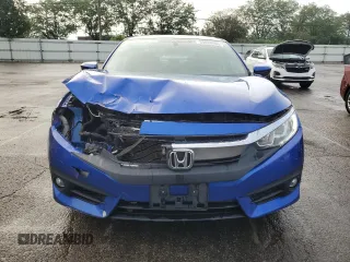 2017 Honda Civic EX-L with VIN 19XFC1F71HE004265, listed as a Copart auction lot 58888865 with 89,359 mi miles and Salvage title. Bid and sale history available at DreamBid. Image 5.