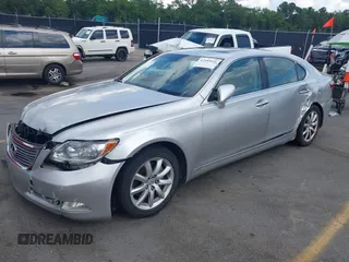 2007 Lexus LS 460 L with VIN JTHGL46F375017296, listed as a IAAI auction lot 42494641 with 158,936 mi miles and . Bid and sale history available at DreamBid. Image 2.