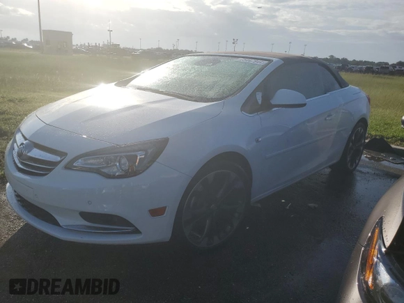 2018 Buick Cascada Premium with VIN W04WH3N5XJG063442, listed as a Copart auction lot 75447944 with Not provided miles and Salvage title. Bid and sale history available at DreamBid. Image 1.