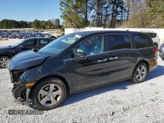 2019 Honda Odyssey EX-L with VIN 5FNRL6H70KB085719, listed as a Copart auction lot 48963065 with 148,694 mi miles and Salvage Title. Bid and sale history available at carsss.com. Image 1.