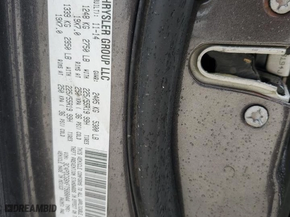 2015 Dodge Journey Crossroad with VIN 3C4PDCGBXFT588044, listed as a Copart auction lot 46662825 with 143,328 mi miles and Salvage Title. Bid and sale history available at carsss.com. Image 15.