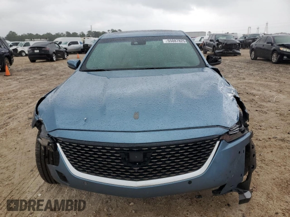 2024 Cadillac CT5 Premium Luxury with VIN 1G6DN5RK1R0119535, listed as a Copart auction lot 55087825 with 16,459 mi miles and Salvage Title. Bid and sale history available at DreamBid. Image 5.