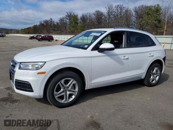 2018 Audi Q5 Premium with VIN WA1ANAFYXJ2228483, listed as a Copart auction lot 53112005 with 45,651 mi miles and Salvage Title. Bid and sale history available at DreamBid. Image 1.