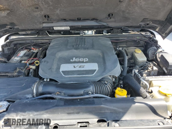 2014 Jeep Wrangler Unlimited Rubicon with VIN 1C4BJWFGXEL292145, listed as a Copart auction lot 53543485 with 121,884 mi miles and Clean Title. Bid and sale history available at carsss.com. Image 12.