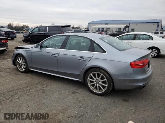 2015 Audi A4 Premium Plus with VIN WAUHFAFL7FN031814, listed as a Copart auction lot 82948653 with 95,962 mi miles. Bid and sale history available at carsss.com. Image 2.