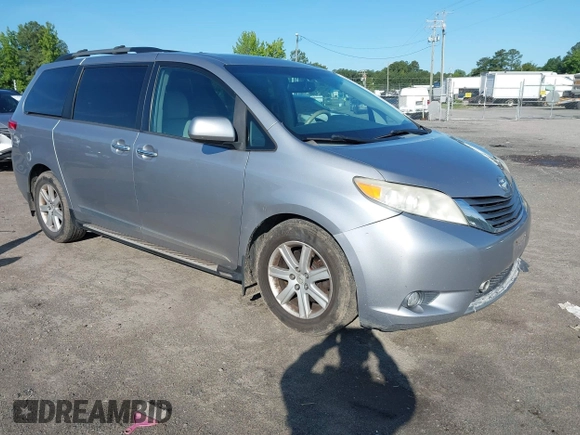 2012 Toyota Sienna XLE with VIN 5TDDK3DC6CS044409, listed as a IAAI auction lot 42409389 with 231,567 mi miles and . Bid and sale history available at DreamBid. Image 1.