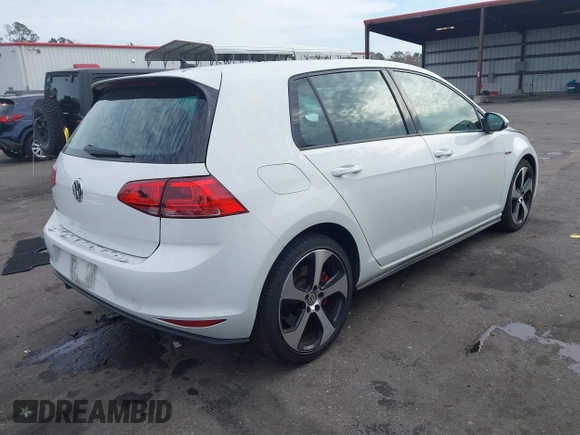 2017 Volkswagen Golf GTI S with VIN 3VW547AU9HM069439, listed as a IAAI auction lot 41513407 with 47,623 mi miles. Bid and sale history available at carsss.com. Image 4.