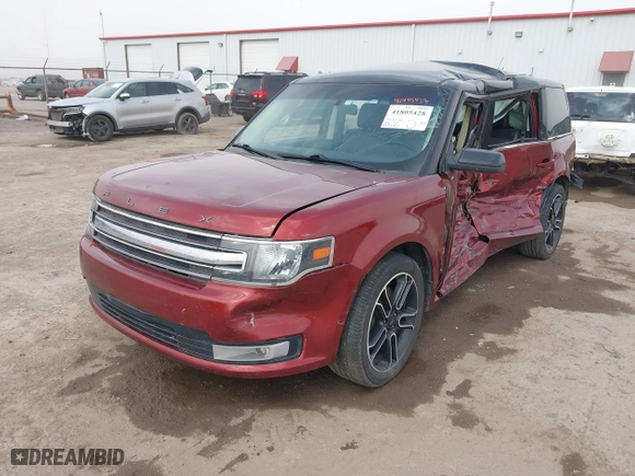 2014 Ford Flex SEL with VIN 2FMGK5C89EBD30292, listed as a IAAI auction lot 41805428 with 127,176 mi miles. Bid and sale history available at carsss.com. Image 16.