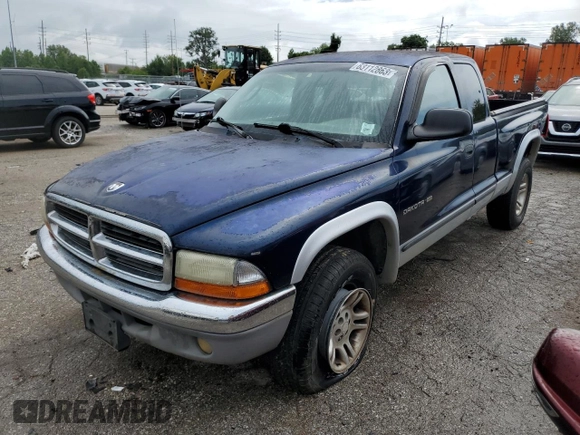 2001 Dodge Dakota Sport with VIN 1B7GG22N81S316976, listed as a Copart auction lot 66540324 with 251,066 mi miles and Non Repairable. Bid and sale history available at carsss.com. Image 1.