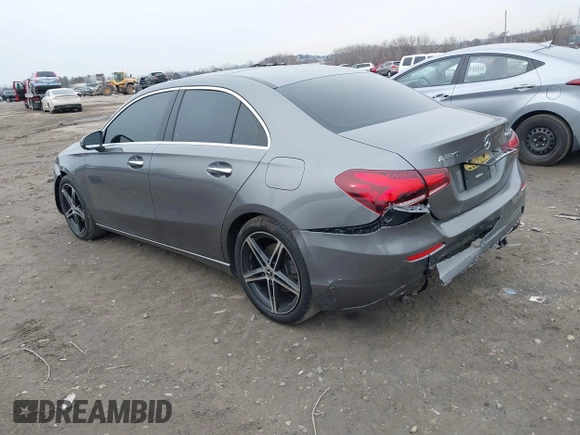 2021 Mercedes-Benz A 220 with VIN W1K3G4FB2MJ292636, listed as a IAAI auction lot 41528381 with 55,976 mi miles and . Bid and sale history available at DreamBid. Image 3.